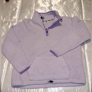 VS PINK Sherpa quarter zip